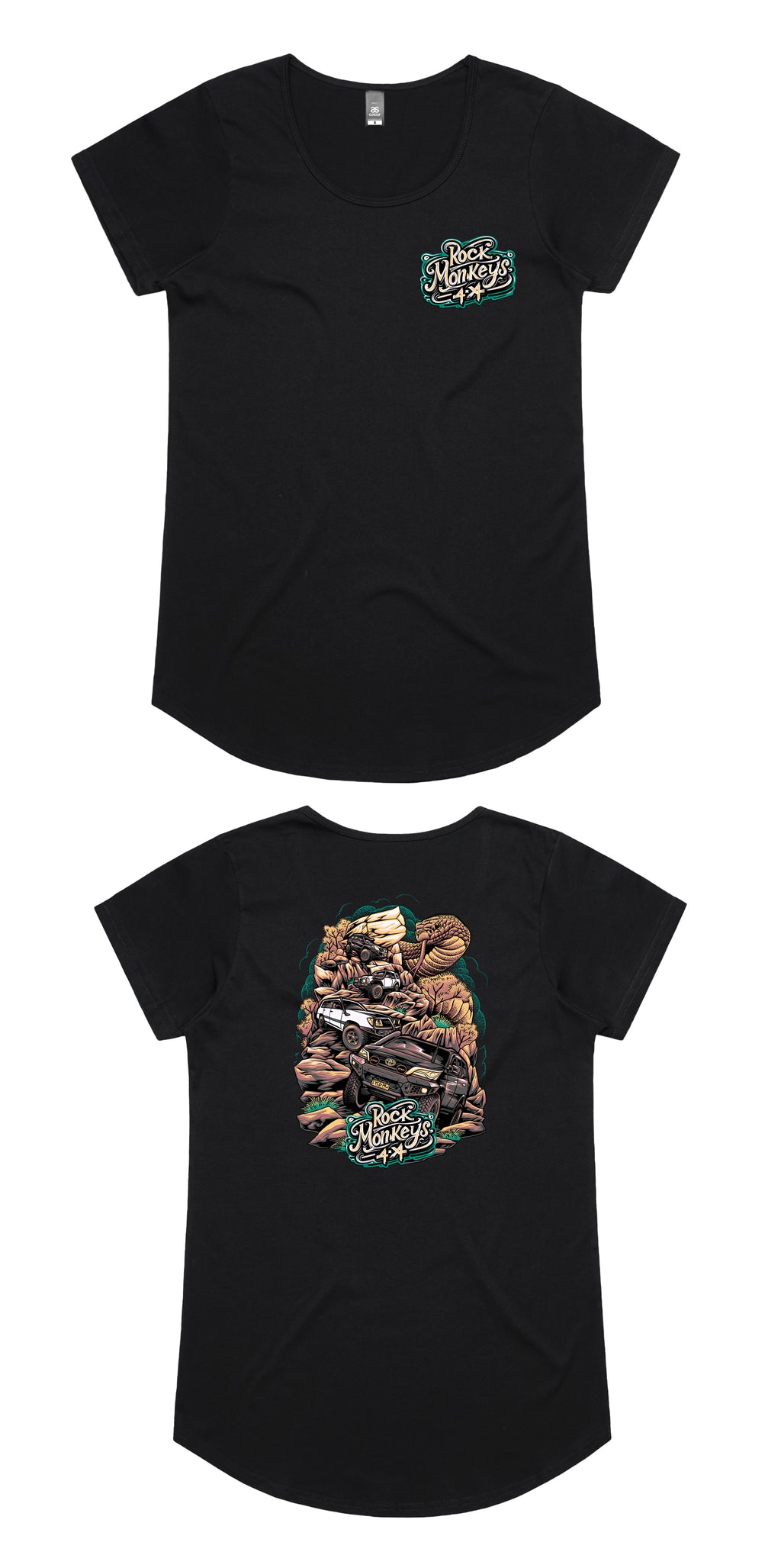 Rock Snake Women's Scoop Neck Tee