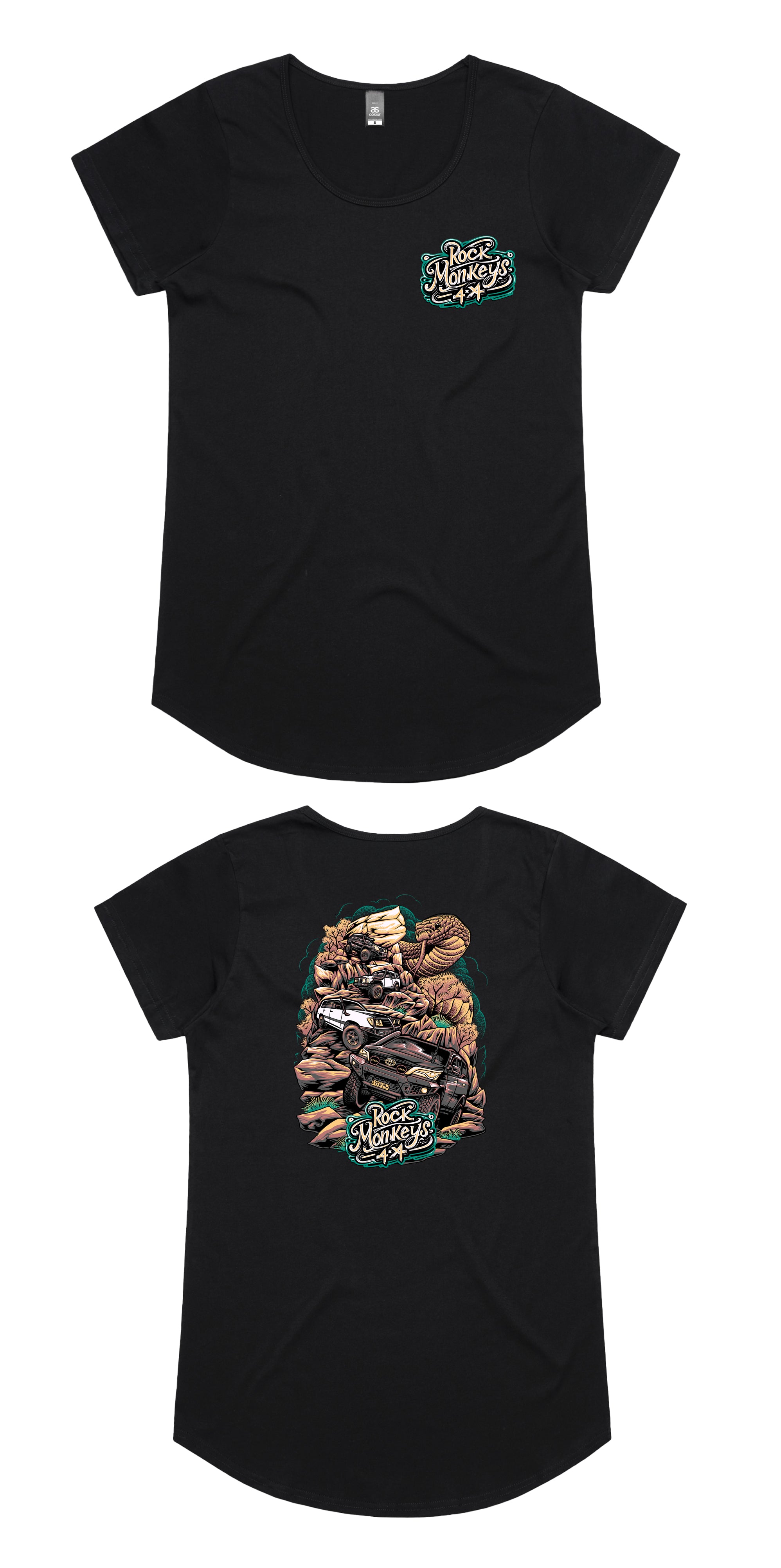Rock Snake Women's Scoop Neck Tee