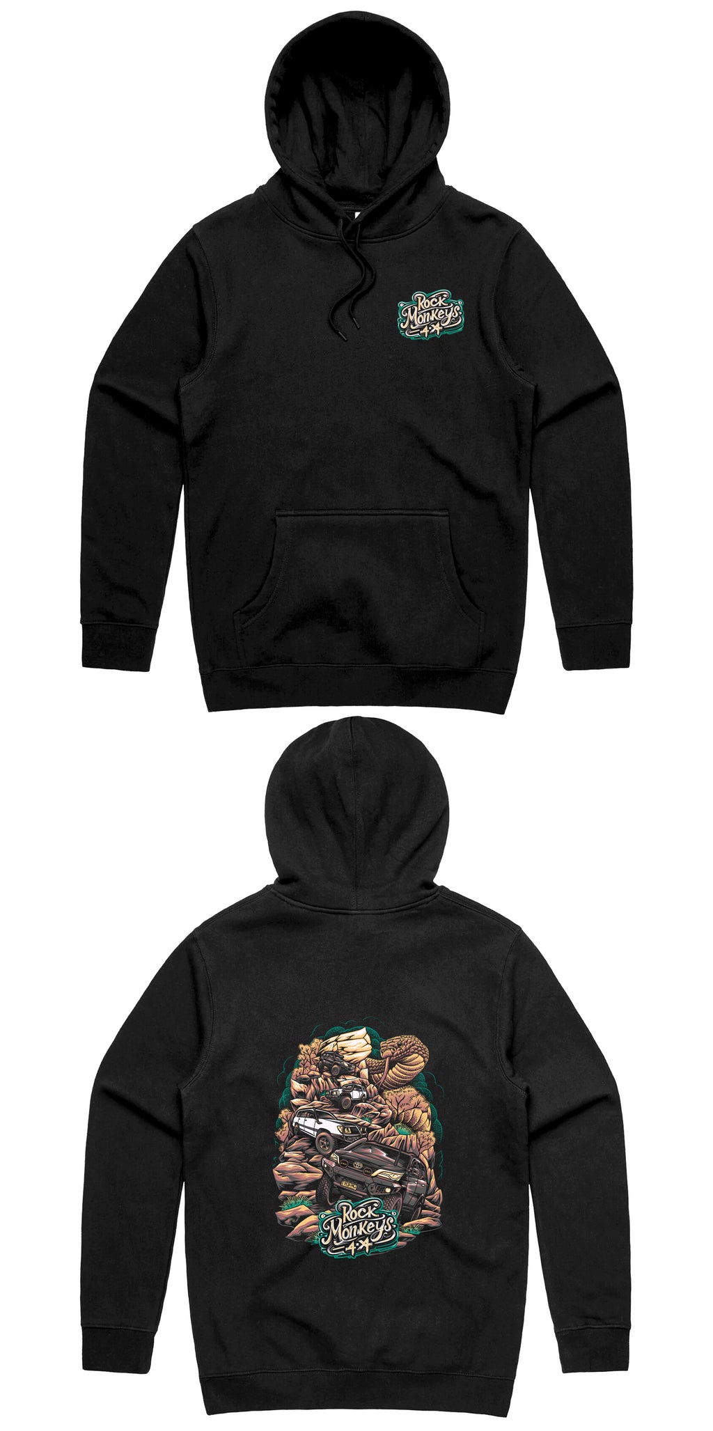 Unisex Rock Snake Hoodie