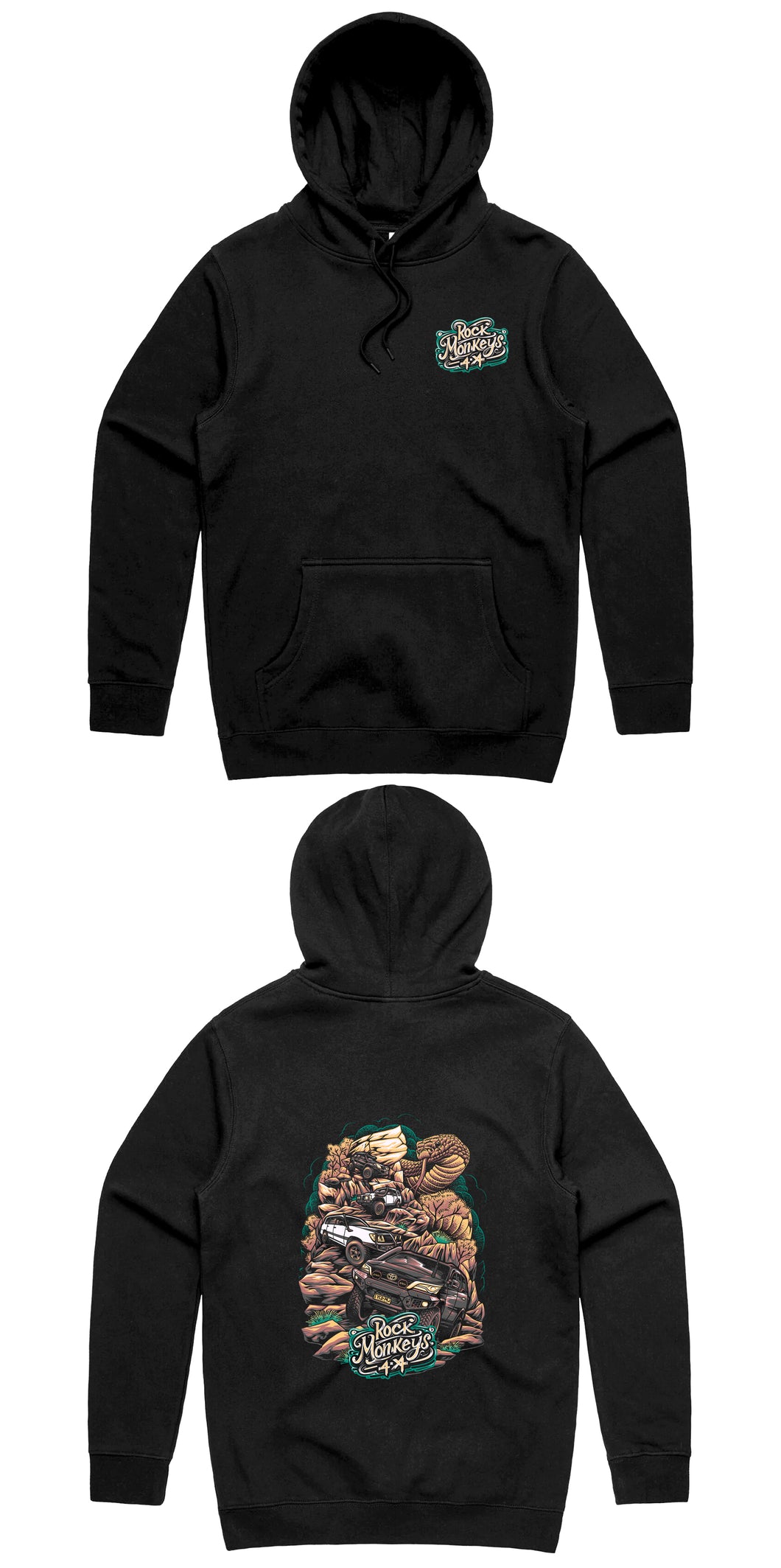 Unisex Rock Snake Hoodie