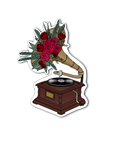 Blooming Gramophone Sticker