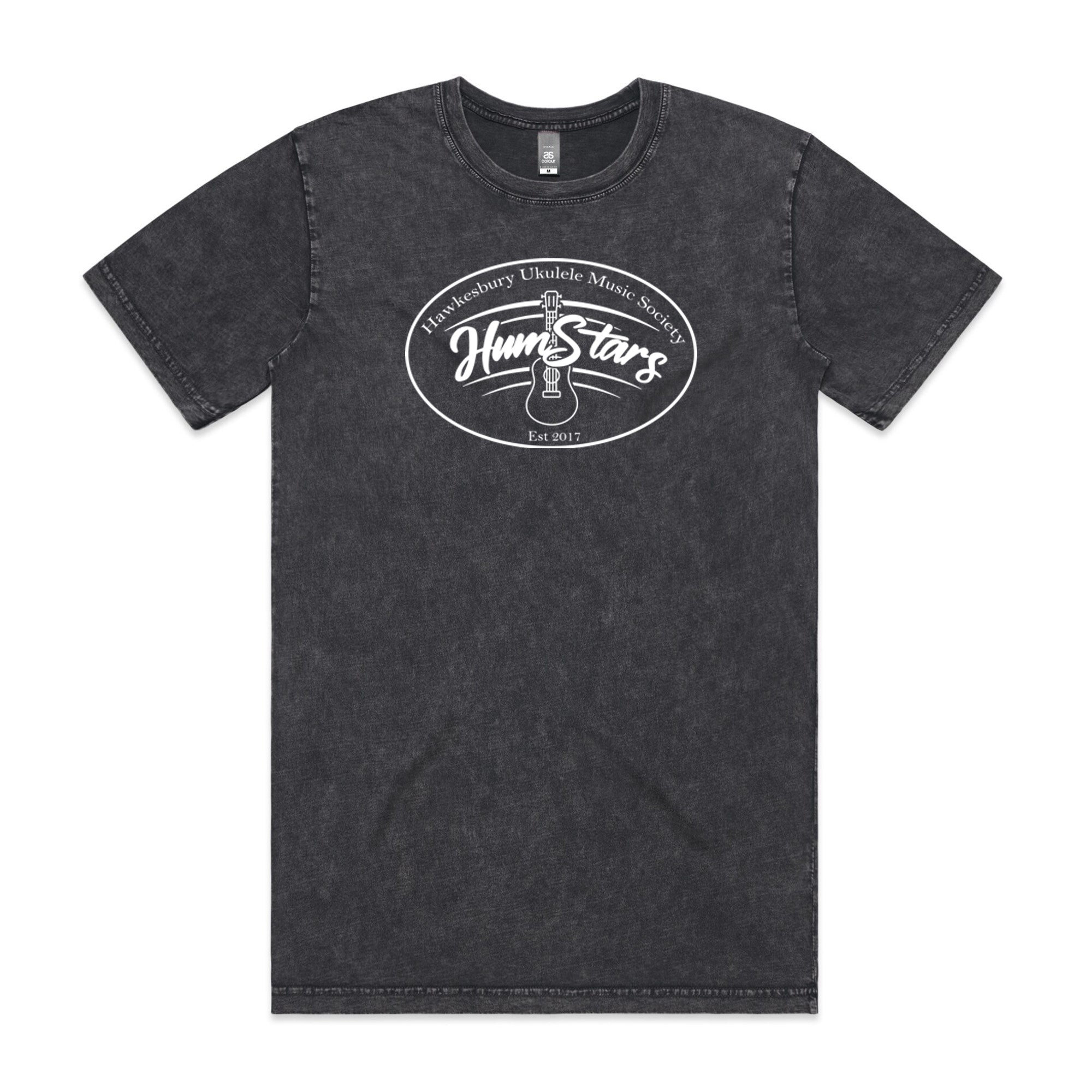 Hums Stonewash Tshirt: Front Print Only