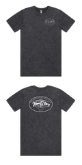 Hums Stonewash Tshirt: Front Pocket Print + Back Print