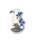 Floral Lamp Sticker