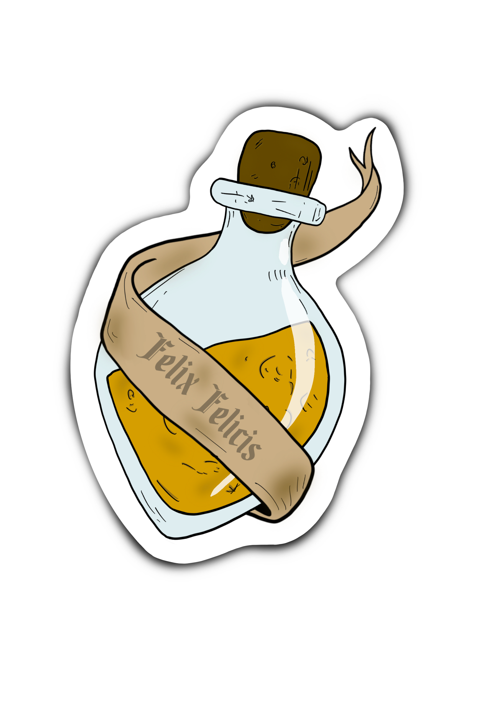 Felix Felicis Potion Bottle Sticker