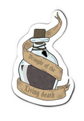 Draught of the Living Death Potion Bottle Sticker